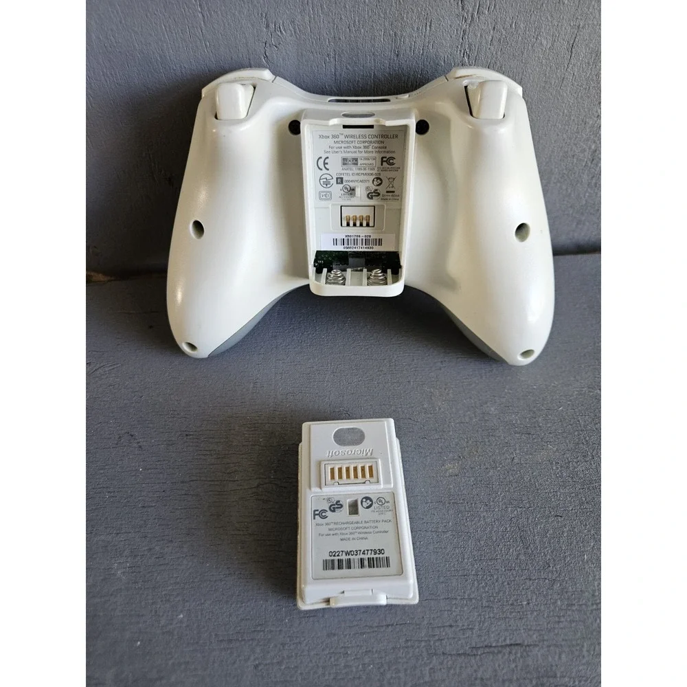 Xbox 360 Wireless Controller Official White Gaming Pad Remote Untested OEM